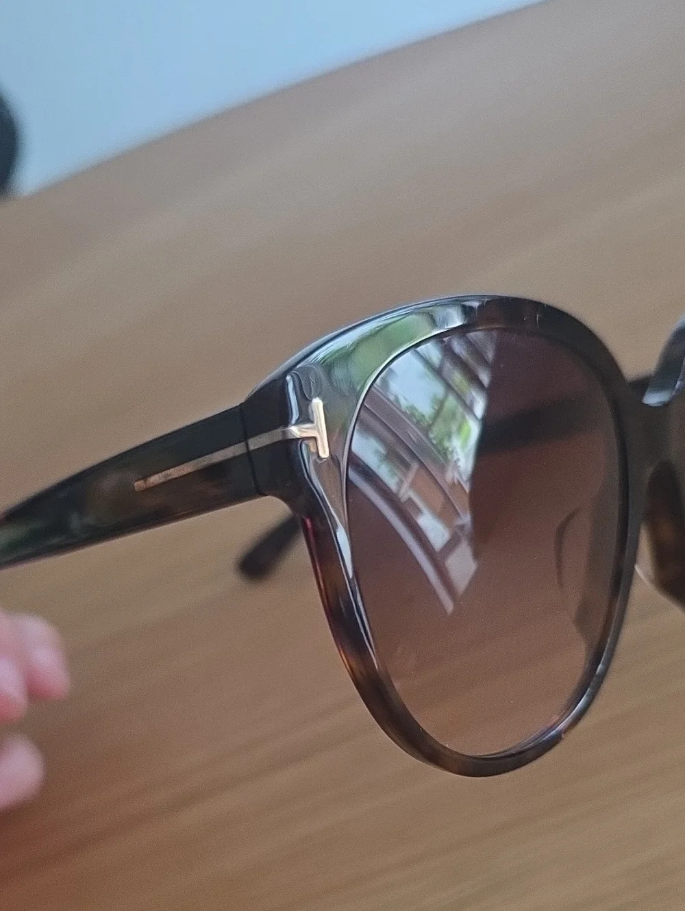 Tom Ford TF957-D 52F Havana Round Big Plastic Sunglasses Frame 58-20-145